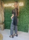 cropped tule aurora preto