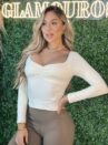 blusa poliamida yasmin creme