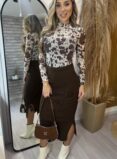 saia midi modal carla marrom