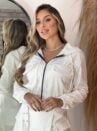 casaquinho cotele off white