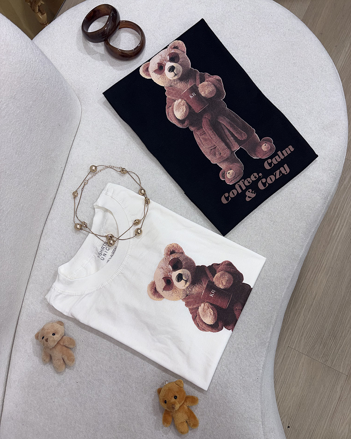 t shirt ursinho coffee preto t shirt ursinho coffee preto