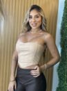cropped courino queila bege