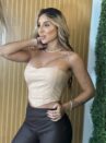 cropped courino queila bege