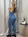 macacao jeans tomara que caia
