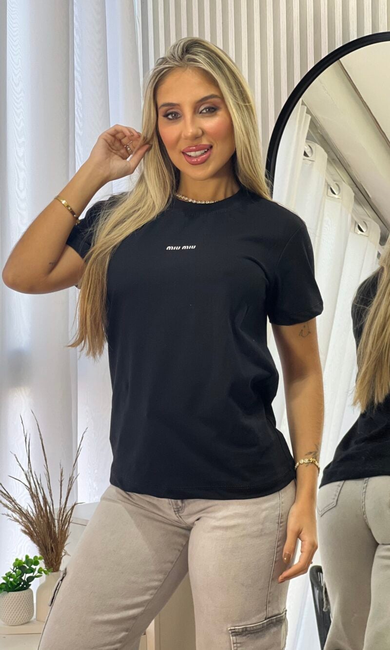 t shirt miu preto