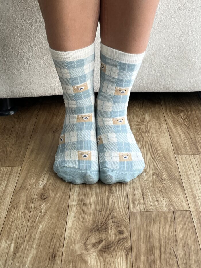 meia soquete ursinho verde meia soquete ursinho verde