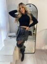 cropped modal quenia preto