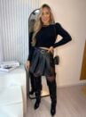 cropped modal quenia preto