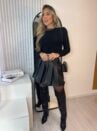 cropped modal quenia preto