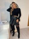 cropped modal quenia preto