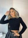cropped modal quenia preto