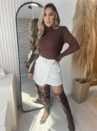 blusa modal flÁvia marrom