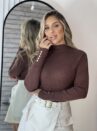 blusa modal flÁvia marrom