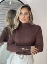 blusa modal flÁvia marrom
