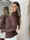 blusa modal flÁvia marrom