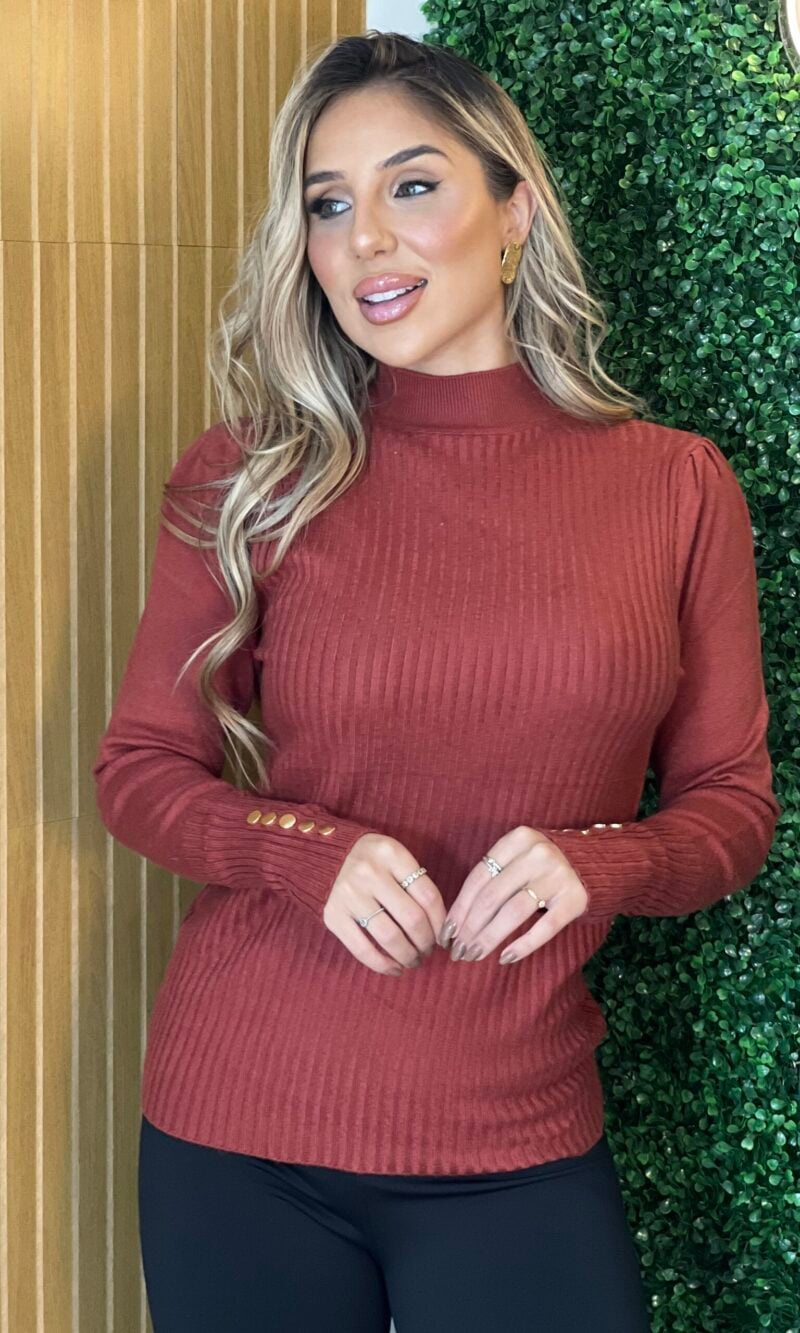 blusa modal flÁvia caramelo