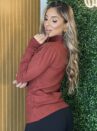 blusa modal flÁvia caramelo
