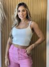 cropped regata branco