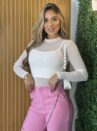 cropped regata branco