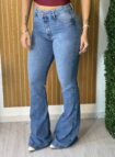 calca jeans flare elis