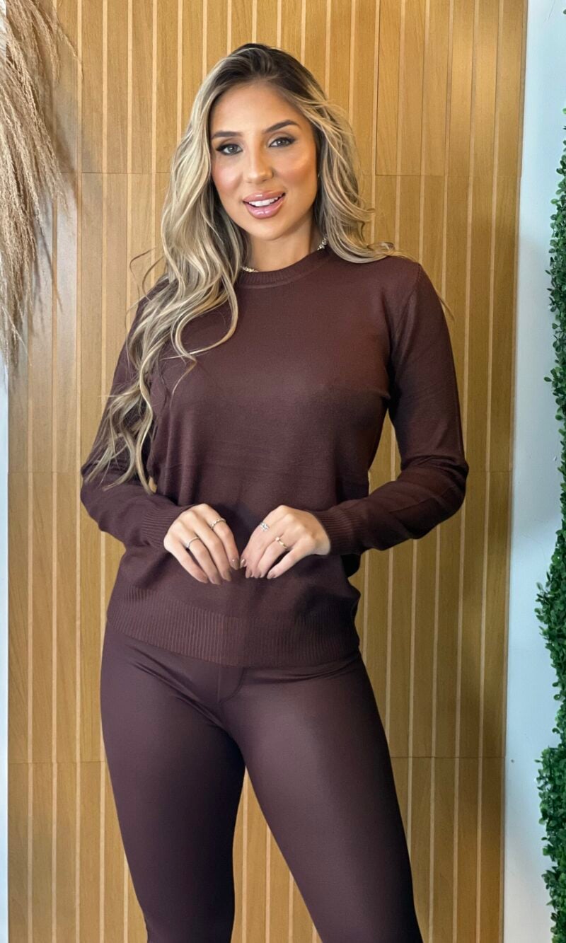 blusa modal oraide marrom