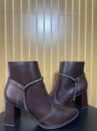 bota cano curto strass marrom mississipi jo355