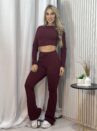 conjunto gringa bordo