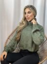 cropped tricot mousse nara verde