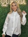 camisa versace branco