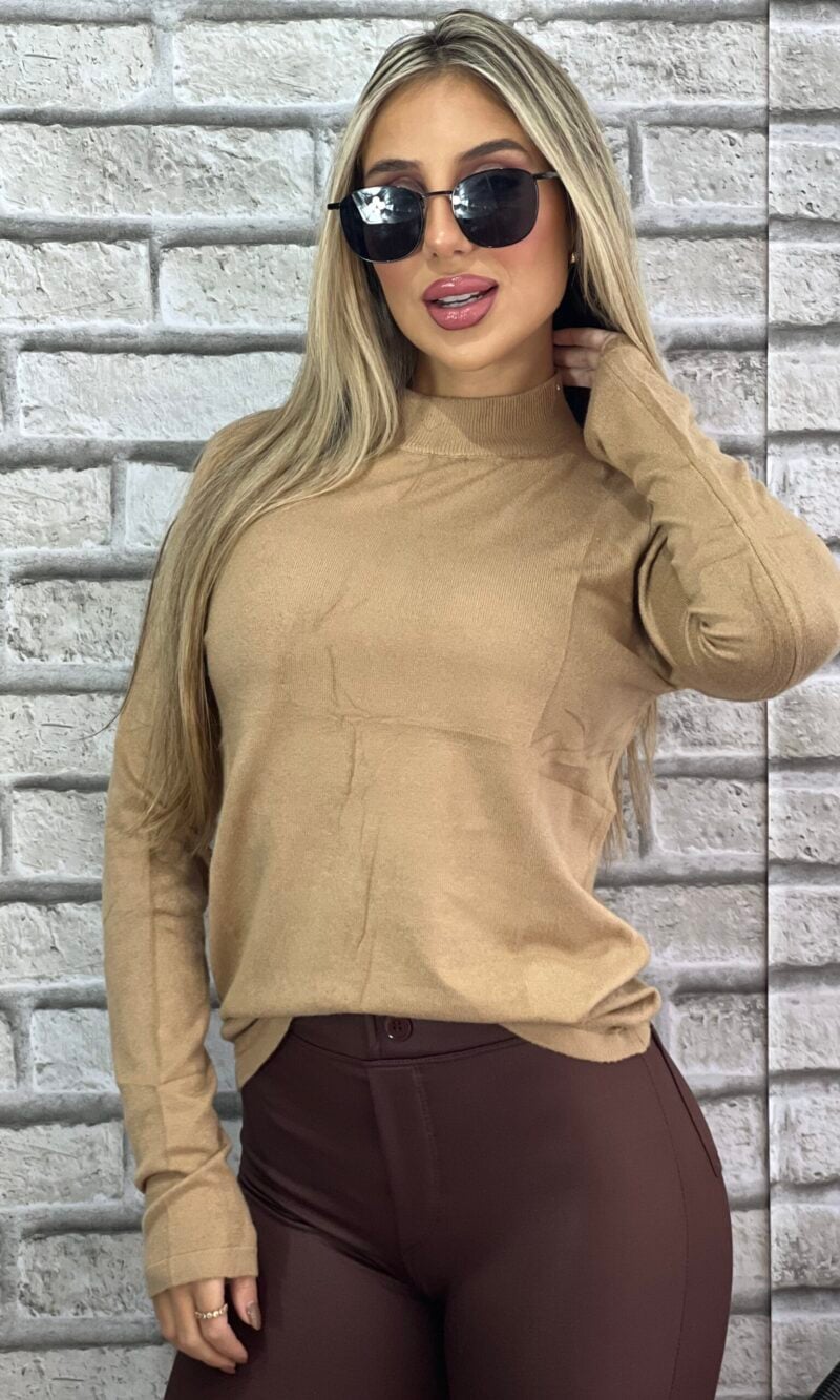 blusa modal iris bege