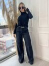 blusa modal iris preto