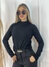 blusa modal iris preto