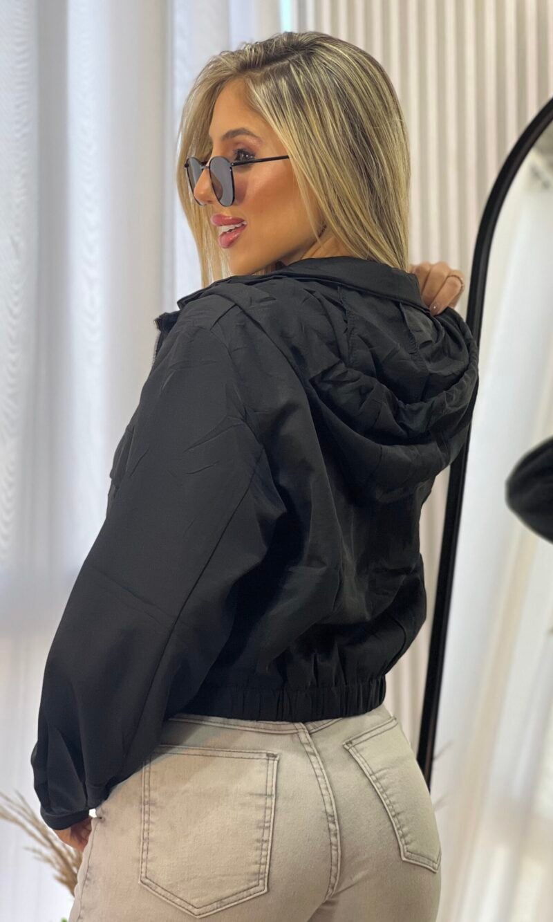 jaqueta impermeavel preto jaqueta impermeavel preto