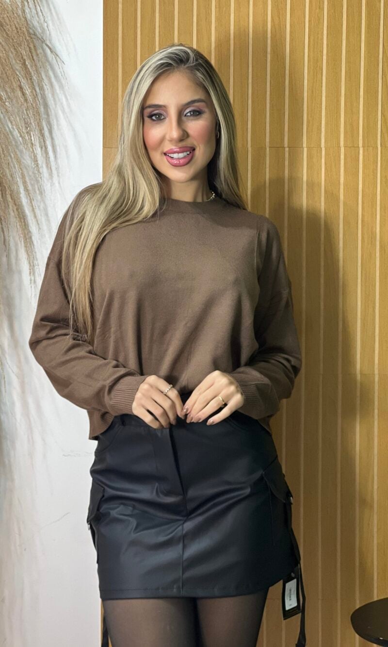 blusa modal vanessa marrom
