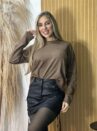 blusa modal vanessa marrom