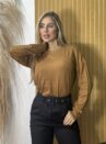 blusa modal vanessa caramelo