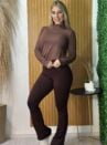 blusa modal iris marrom