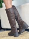 bota cano medio marrom mississipi jo833