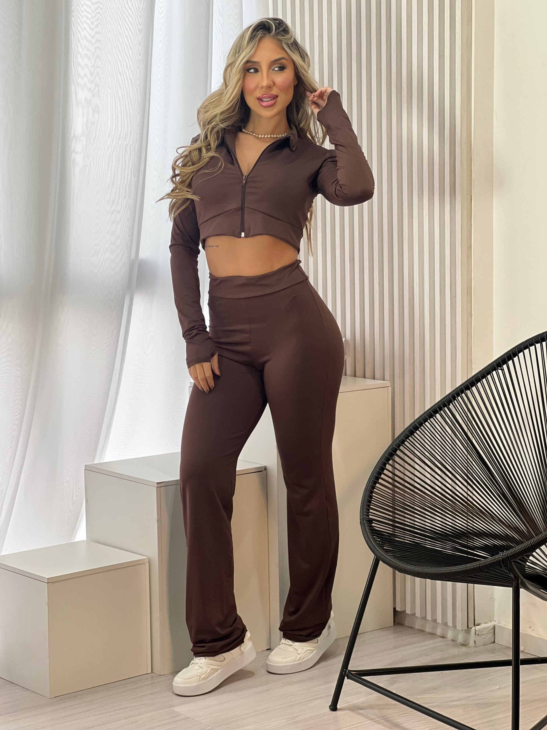 conjunto bubu marrom conjunto bubu marrom