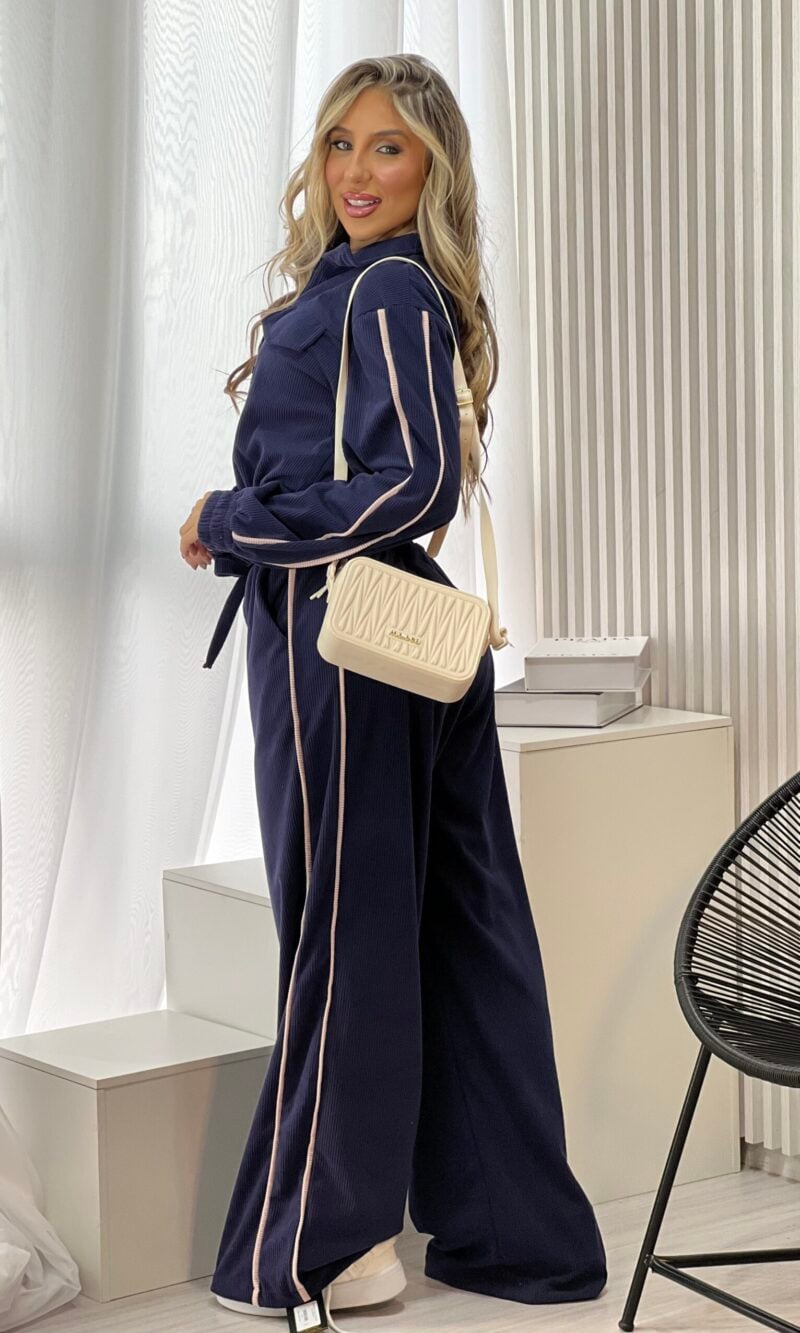 conjunto cotele fernanda azul marinho