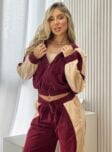 conjunto cotele isadora bordo