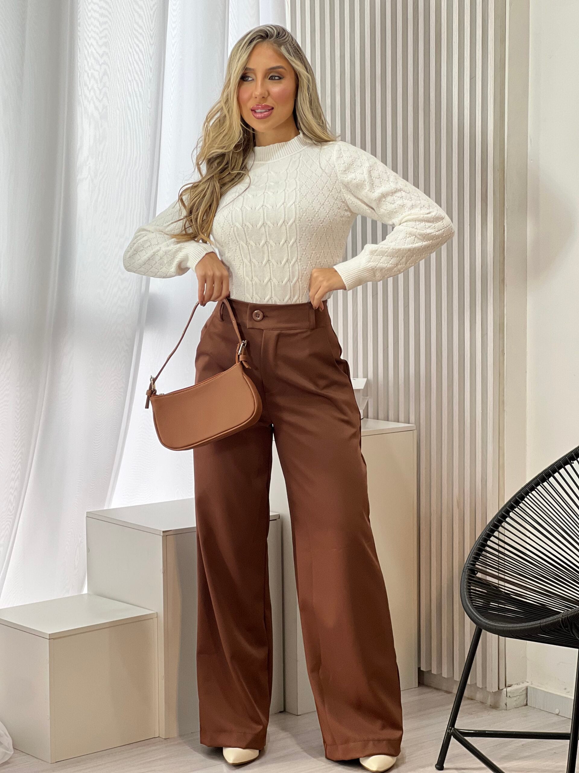 blusa tricot modal joice off white blusa tricot modal joice off white