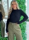blusa modal premium sara preto