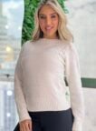 blusa tricot modal joice off white