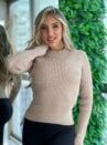 blusa modal premium sara bege