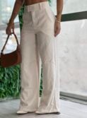 calca alfaiataria celeste off white