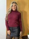 blusa tricot modal joice bordo
