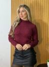 blusa tricot modal joice bordo