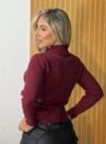 blusa tricot modal joice bordo
