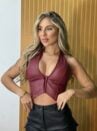 cropped courino quiara bordo
